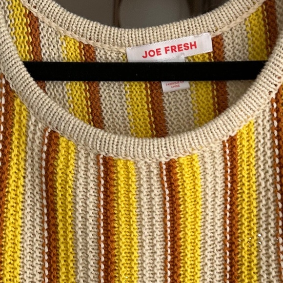 JOE FRESH Multicolour Striped Knit Tank & Midi Skirt Set - Size XL - Picture 7 of 14